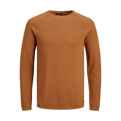 JJE HILL KNIT CREW NECK NOOS Umber/Twisted with m