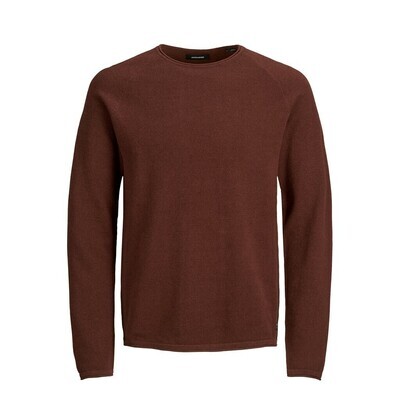 JJE HILL KNIT CREW NECK NOOS Chocolate Chip