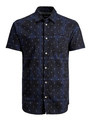 JPRBRYSON SHIRT S/S ONE POCKET Caviar/SLIM FIT
