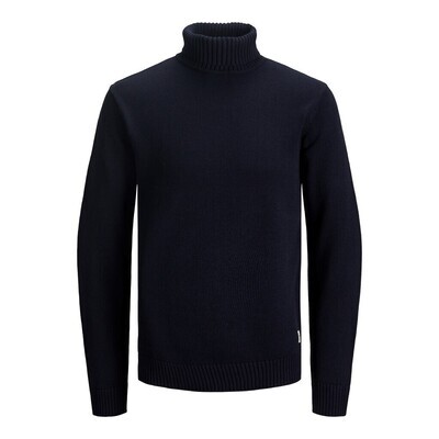 JOR CLYDE KNIT ROLL NECK LTN Sky Captain