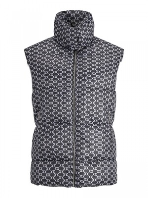 JXELLIE PUFFER VEST SN Black/AOP