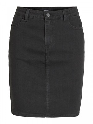 OBJWIN NEW DENIM SKIRT NOOS Black