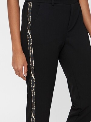 VMMAYA MR LOOSE ANIMAL PANEL PANT Black/