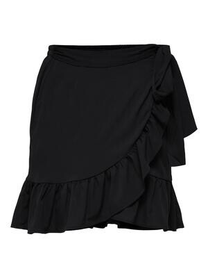 ONLOLIVIA WRAP SKIRT WVN NOOS Black