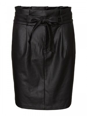 VMEVA HR PAPERBAG SHORT COATED SKT NOOS Black/COATED