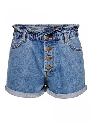 ONLCUBA LIFE PAPERBAG DNM SHORTS NOOS Medium Blue Denim