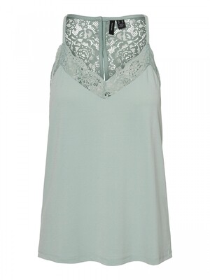 VMANA S/L LACE TOP COLOR Jadeite