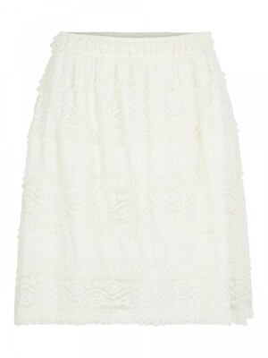 PCAMBER HW SKIRT BC Cloud Dancer