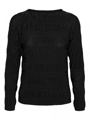 VMULRIKKA LS TOP JRS GA Black