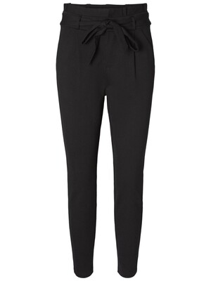 VMEVA HR LOOSE PAPERBAG PANT NOOS  Black