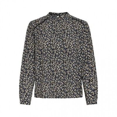 ONLNEW MALLORY L/S BLOUSE AOP WVN NOOS Night Sky/Anne Ditsy Flower