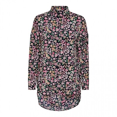 ONLTAMARA L/S LOOSE SHIRT WVN Night Sky/W. CLOUD D