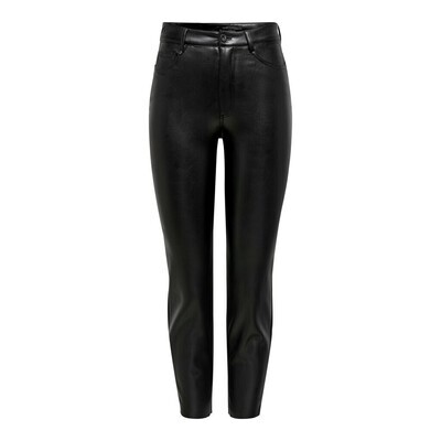 ONLY EMILY HW ST ANK FAUX LEATHER PNT NOOS
