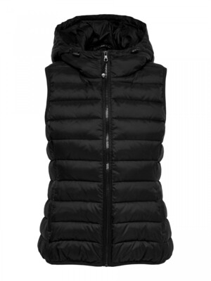 ONLNEWTAHOE HOOD WAISTCOAT OTW NOOS Black