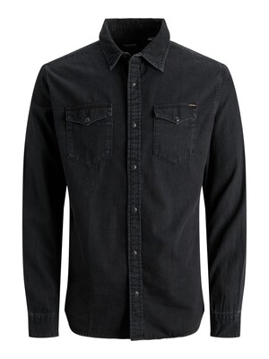 JJESHERIDAN SHIRT L/S NOOS Black Denim/Slim
