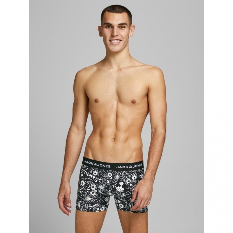 JACSUGAR SKULL TRUNKS 3 PACK. NOOS Black// SLIM