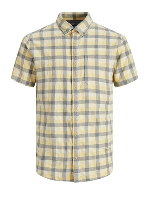 JPRBLU HUNTER SHIRT S/S ONE POCKET Pear Sorbet/SLIM FIT
