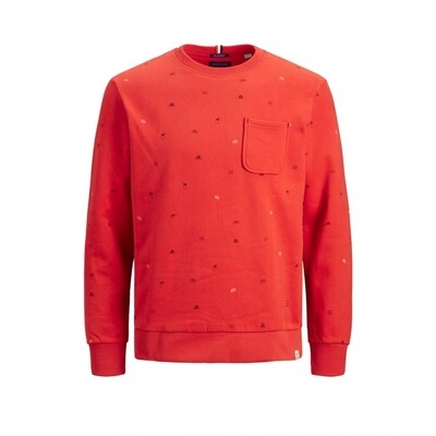 JOR TRIPS SWEAT CREW NECK Burnt Ochre/REG