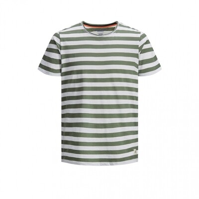 JORTONS STRIPE TEE SS CREW NECK Sea Spray