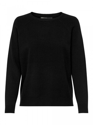ONLLESLY KINGS L/S PULLOVER KNT NOOS Black