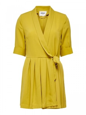 ONLHYACINT-LEDA 2/4 PLAYSUIT TLR oil yellow