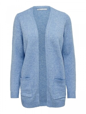ONLLESLY L/S OPEN CARDIGAN KNT NOOS Allure/W. MELANGE