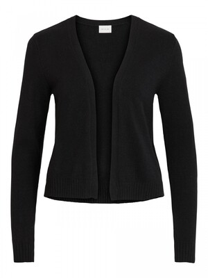 VIRIL SHORT L/S KNIT CARDIGAN-NOOS Black
