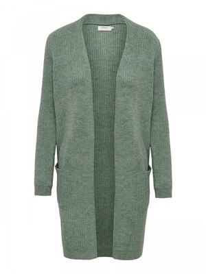 ONLJADE L/S CARDIGAN KNT NOOS Granite Green-W MELANGE