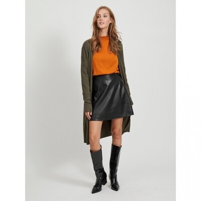 VIRIL LONG L/S KNIT CARDIGAN - NOOS Forest Night