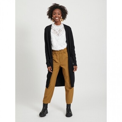 VIRIL LONG L/S KNIT CARDIGAN - NOOS Black