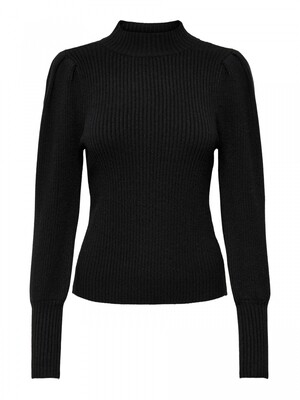 ONLKATIA L/S HIGHNECK CC KNT Black