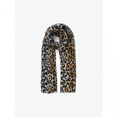 PCSELENA LONG SCARF Black