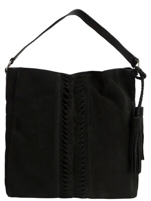 PCKORIE SUEDE HOBO BAG Black