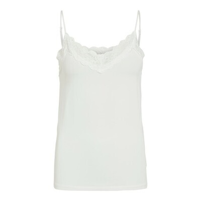 OBJLEENA NEW LACE SINGLET NOOS White