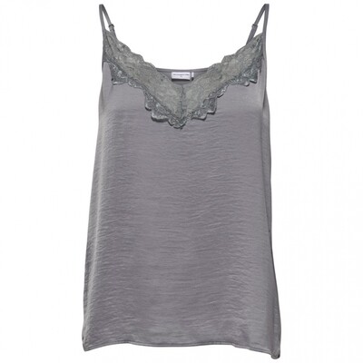 JDYAPPA LACE SINGLET WVN NOOS Sharkskin/DTM LACE
