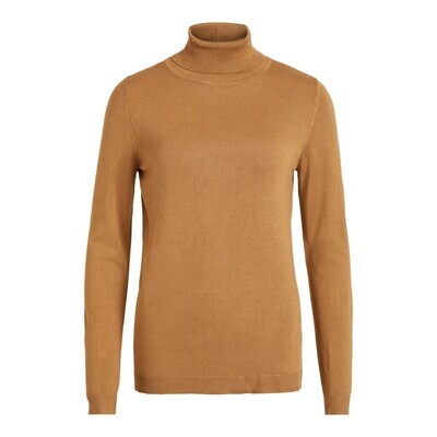 VIBOLONIA ROLLNECK L/S KNIT TOP-NOOS Tigers Eye