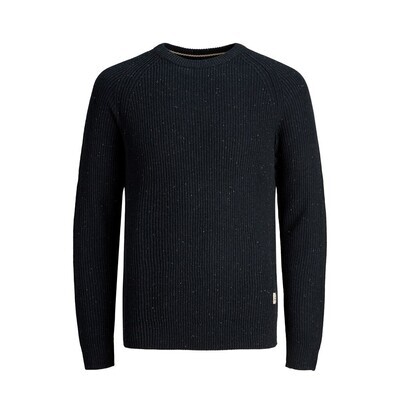 JOR FUEL KNIT CREW NECK LTN Sky Captain/MEL. SLI