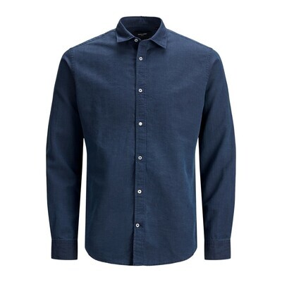 JPR BLUFANO SHIRT L/S Navy Blazer/KNIT FIT
