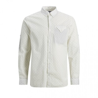 JOR DANIEL SHIRT LS Cloud Dancer/SLIM FI