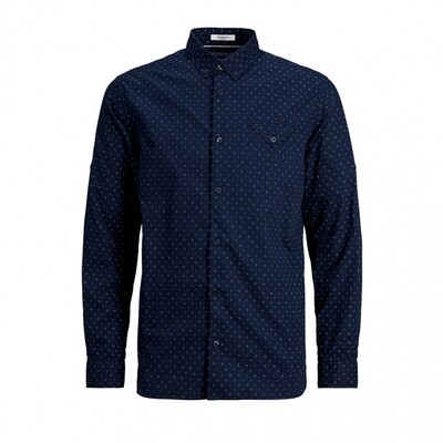 JOR DANIEL SHIRT LS Navy Blazer/SLIM