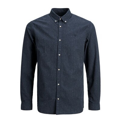 JPR BLALOGO AUTUMN SHIRT L/S STS Navy Blazer/KNIT FIT