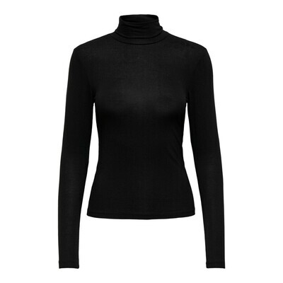 ONLLELA LIFE L/S ROLLNECK TOP NOOS JRS Black