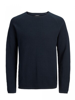 JJEHILL KNIT CREW NECK NOOS Navy