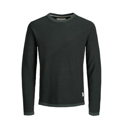JCO BEN KNIT CREW NECK LS LTN Darkest Spruce