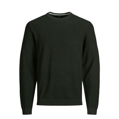 JPR BLACAMP KNIT STRUCTURE CREW NECK LTN Rosin/Twisted w. Bla