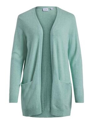VIRIL OPEN L/S KNIT CARDIGAN - NOOS Grayed Jade