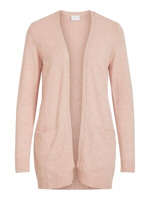 VIRIL OPEN L/S KNIT CARDIGAN - NOOS Misty Rose