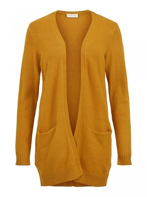 VIRIL OPEN L/S KNIT CARDIGAN - NOOS Chai Tea MELANGE