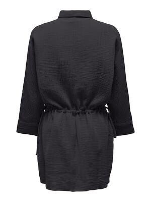 JDYTHEIS 3/4 SHIRT DRESS WVN Phantom
