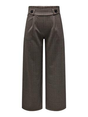 JDYGEGGO MIA LONG CHECK PANT JRS NOOS Cobblestone-MINI CHECK